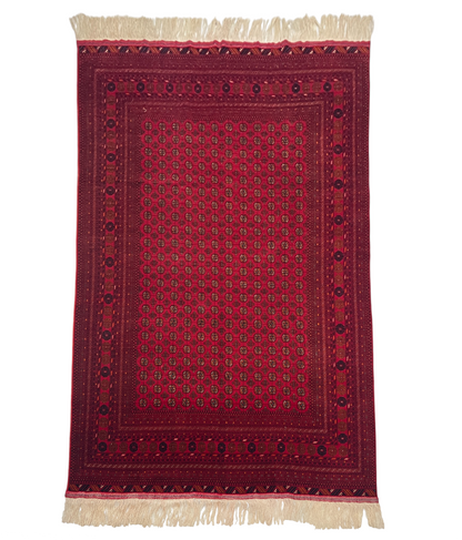 Vintage & Superfine Saryth Turkmen rug, amazing quality, Turkmenistan, 295×192 cm | Rug# 27307