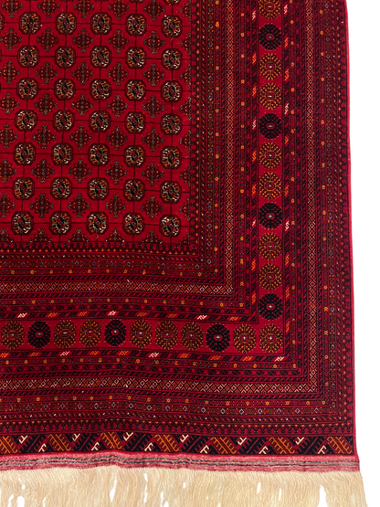 Vintage & Superfine Saryth Turkmen rug, amazing quality, Turkmenistan, 295×192 cm | Rug# 27307