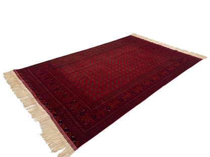 Vintage & Superfine Saryth Turkmen rug, amazing quality, Turkmenistan, 295×192 cm | Rug# 27307