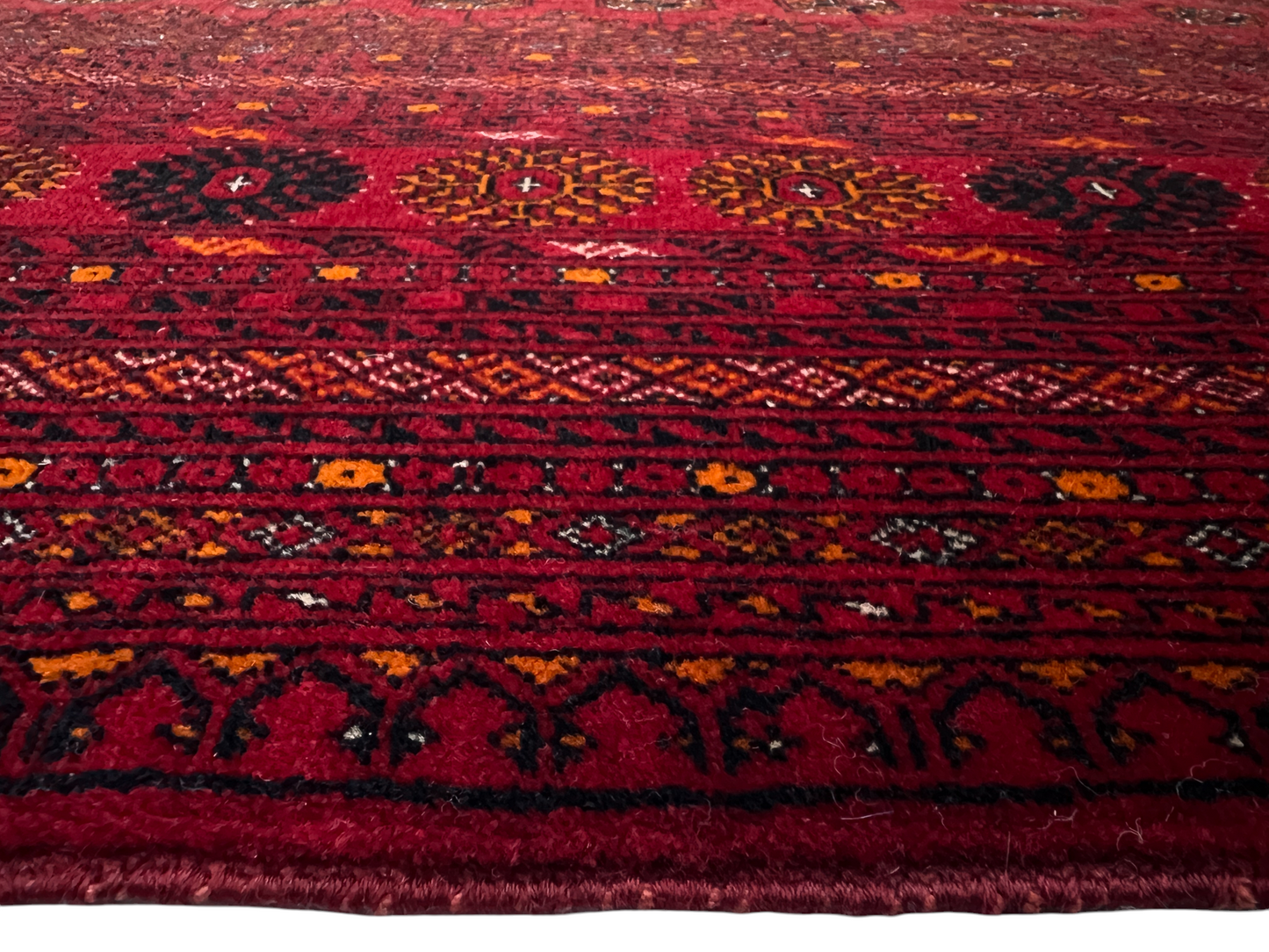 Vintage & Superfine Saryth Turkmen rug, amazing quality, Turkmenistan, 295×192 cm | Rug# 27307
