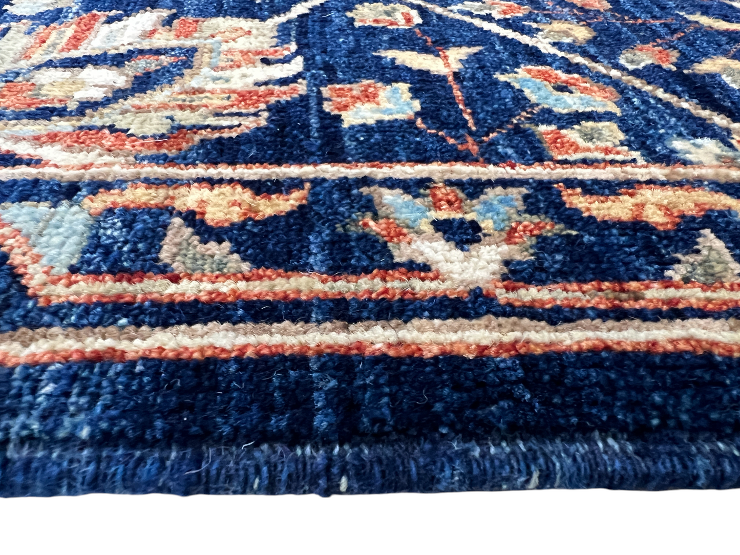 Hand knotted Afghan Turkmen weave bedside runner 152×58 cm | Rug# 27310