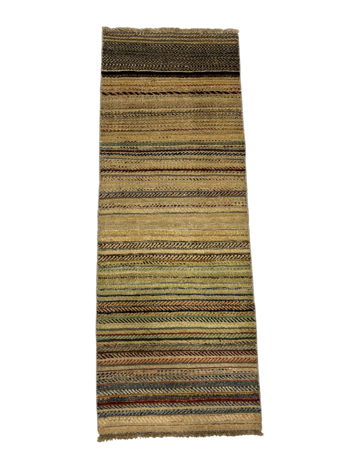Souf weave modern designer rug, Afghan 143x54 cm | Rug# 27312
