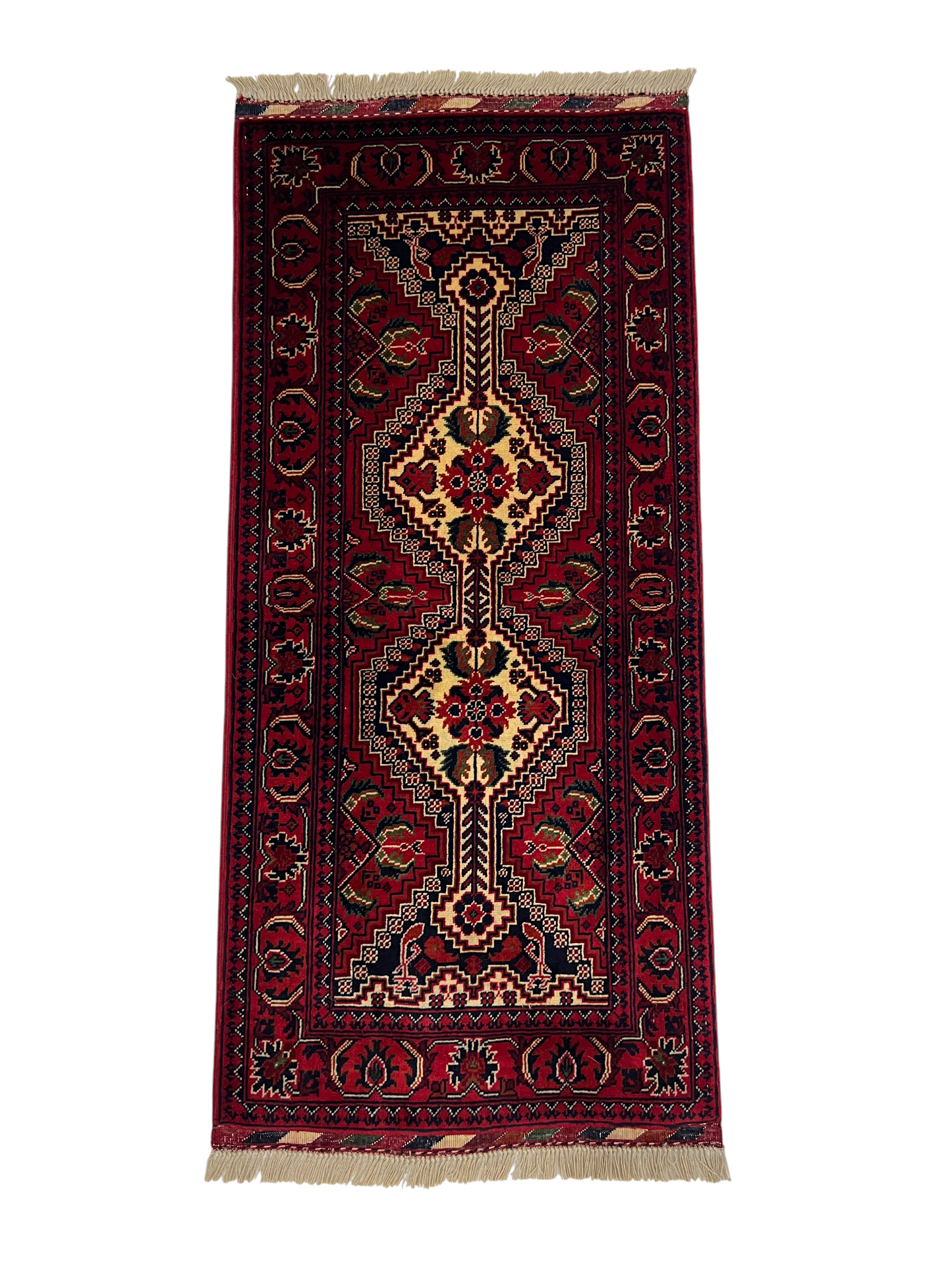 Ersari weave Turkmen, Belgic quality, Kondooz- Afghan  115x52 | Rug# 27314