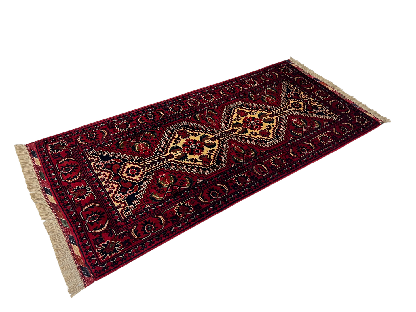 Ersari weave Turkmen, Belgic quality, Kondooz- Afghan  115x52 | Rug# 27314