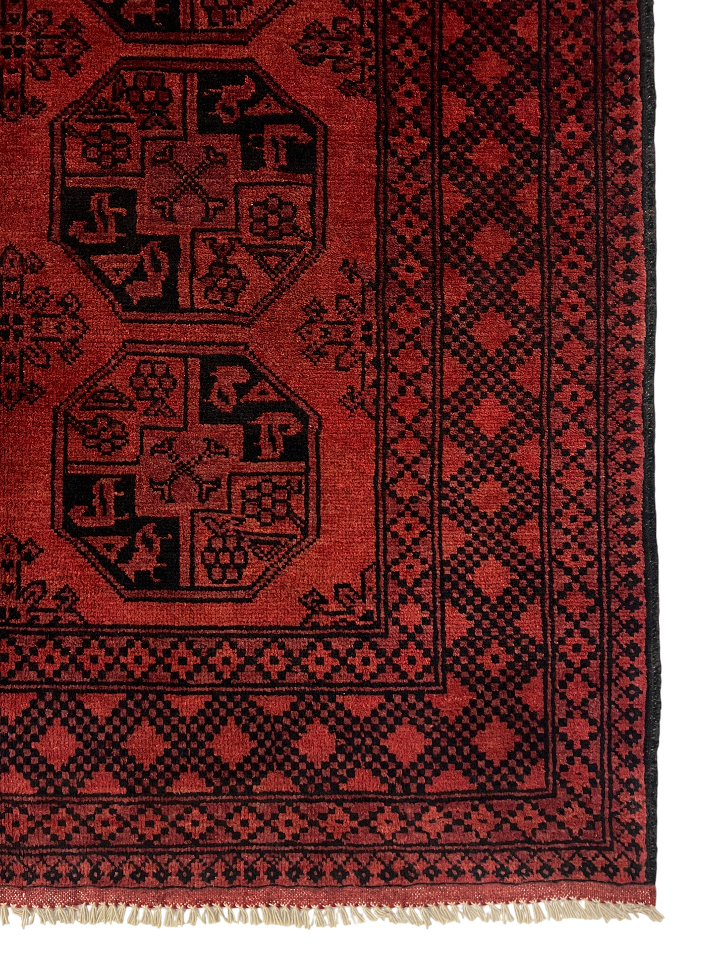 Vintage Dolatabad Ersari rug, 193×152 cm | Rug# 27316