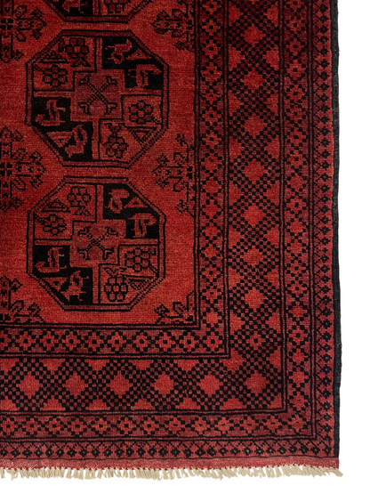Vintage Dolatabad Ersari rug, 193×152 cm | Rug# 27316