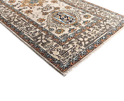 Turkmen weave Afghan, 19th century Caucasian design 183x86 cm | Rug# 27410