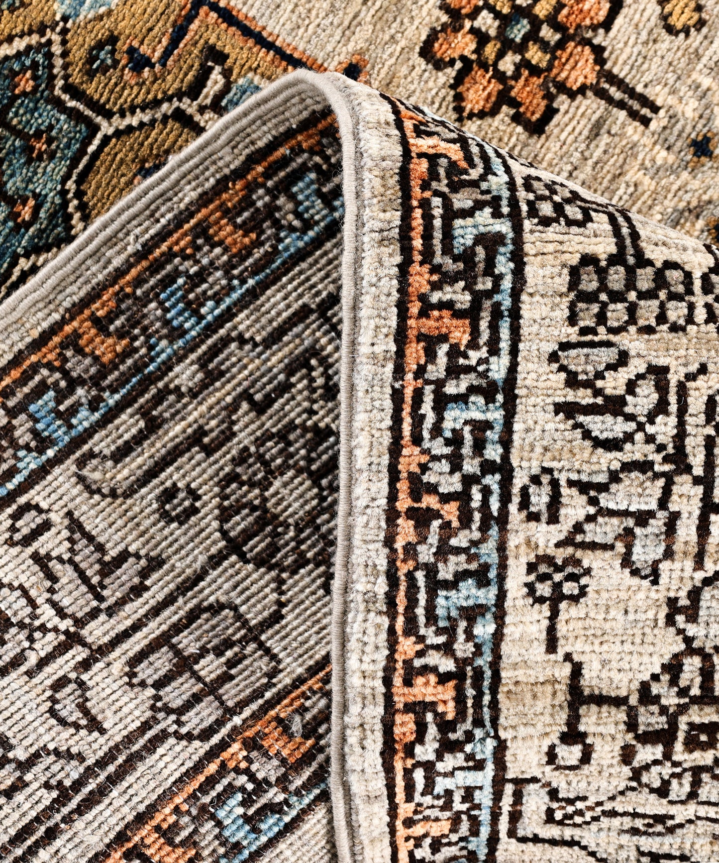 Turkmen weave Afghan, 19th century Caucasian design 183x86 cm | Rug# 27410