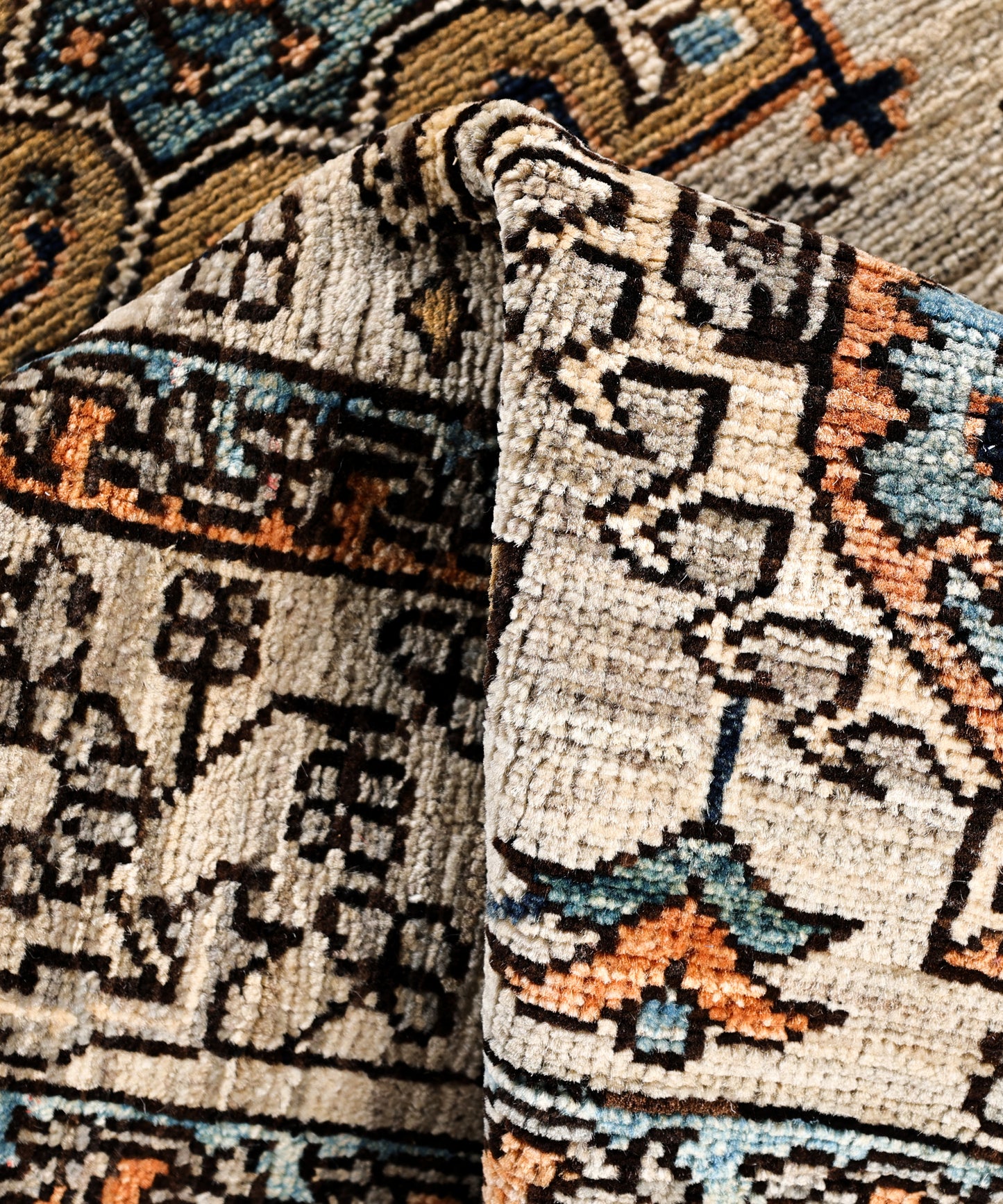 Turkmen weave Afghan, 19th century Caucasian design 183x86 cm | Rug# 27410