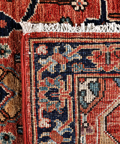 Turkmen weave Afghan, 19th century Heriz design 500x94 cm | Rug# 27412