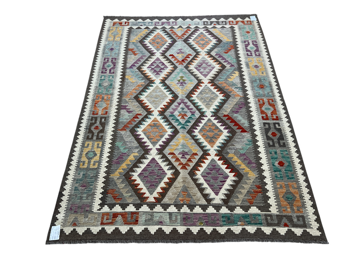Hand woven kilim, Maimaneh-Afghan 240x177cm | Rug# 27431