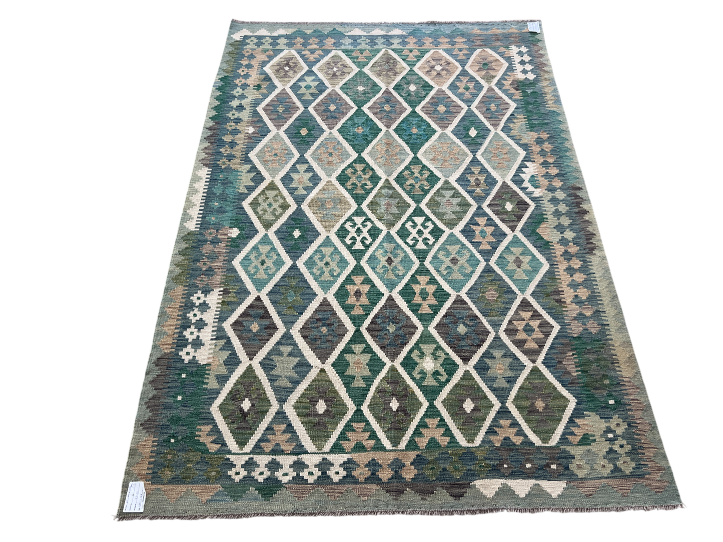 Hand woven kilim, Maimaneh-Afghan 240x168cm | Rug# 27432