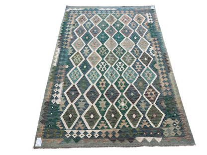 Hand woven kilim, Maimaneh-Afghan 240x168cm | Rug# 27432