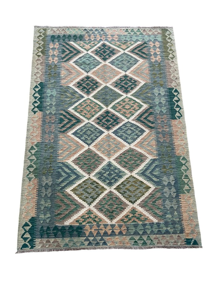 Hand woven kilim, Maimaneh-Afghan 182x124 cm | Rug# 27435