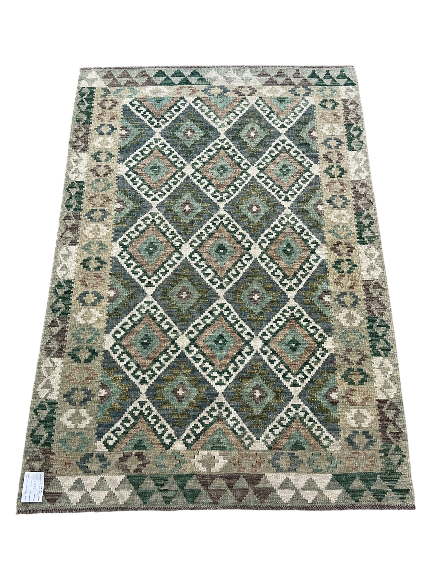 Flatweave kilim, Maimaneh-Afghan 184x121 cm | Rug# 27437