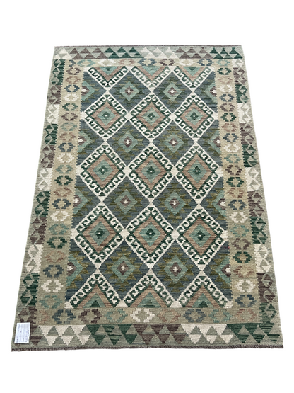 Flatweave kilim, Maimaneh-Afghan 184x121 cm | Rug# 27437