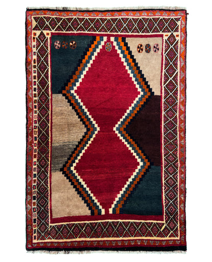Nomadic Kashkuli Gabben 162x105 cm | Rug# 2776