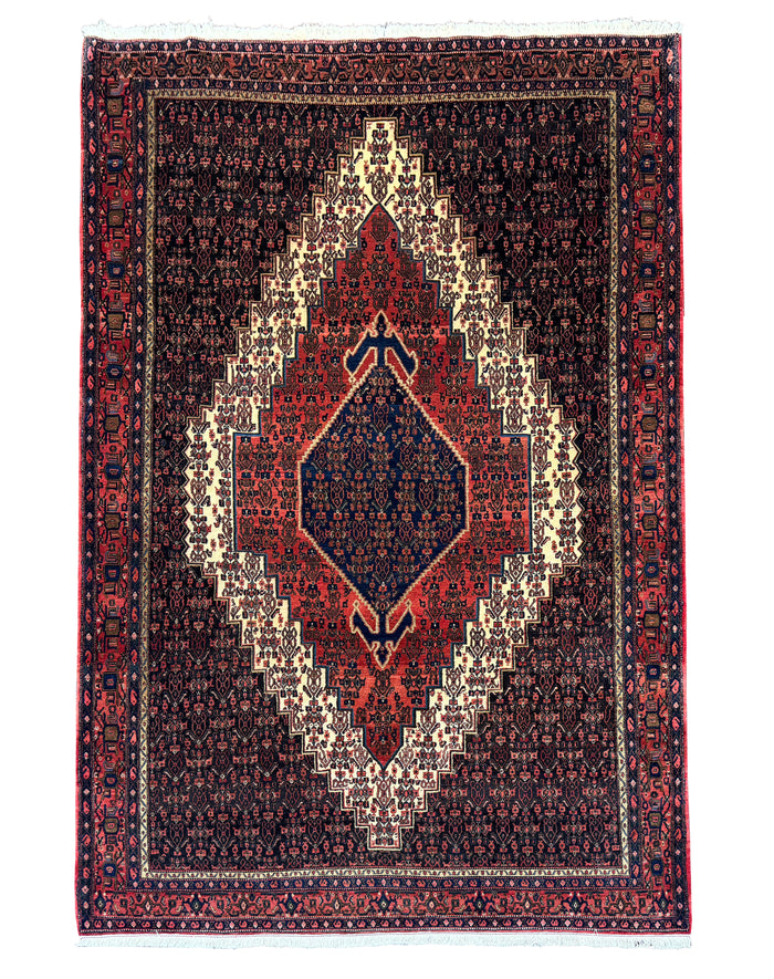 Vintage Senneh, Immaculate condition, rare piece  325x210 cm | Rug# 2845