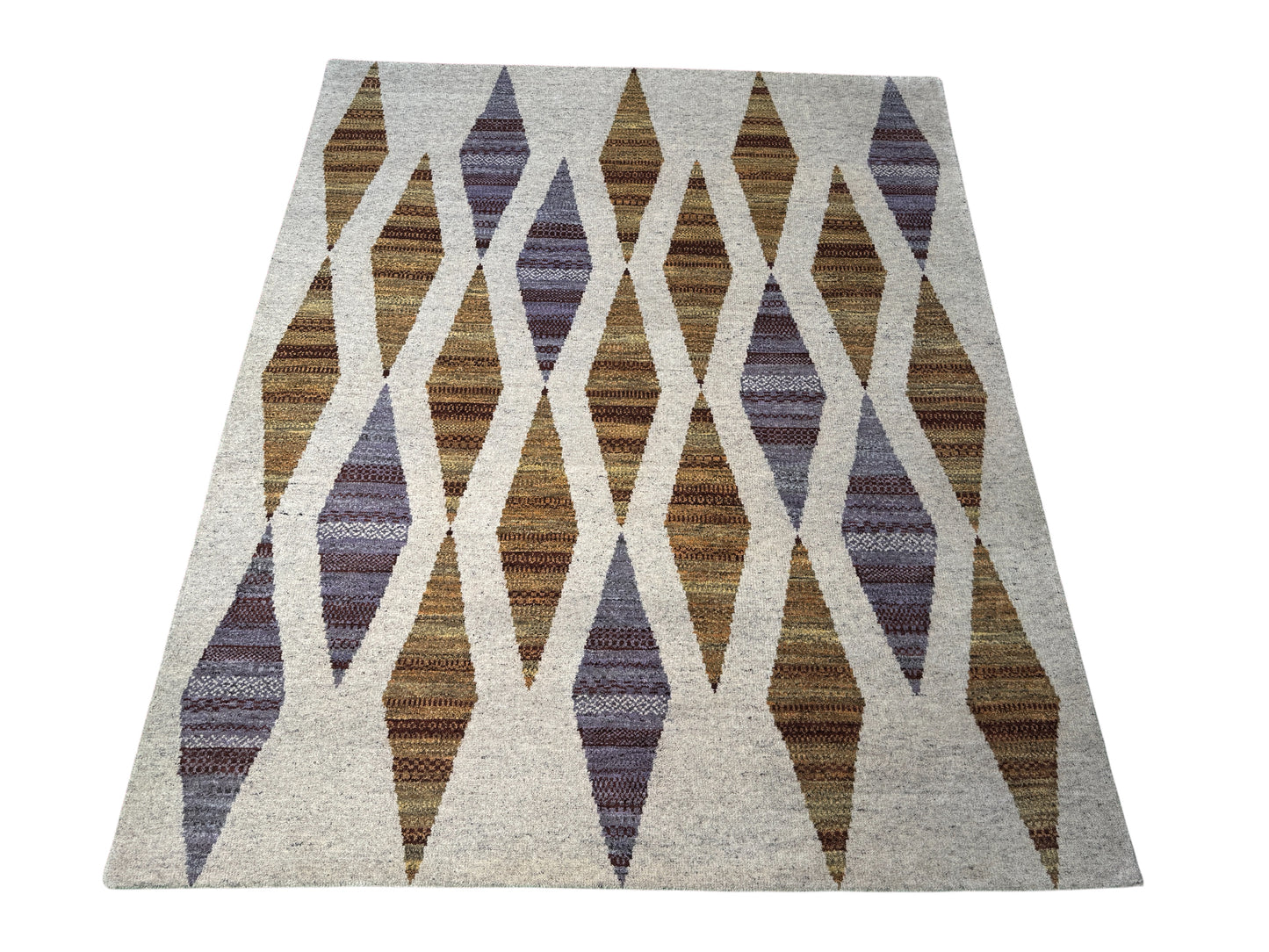 Scandinavian designer rug, mid century Swedish pattern 302x247 cm | Rug#30391