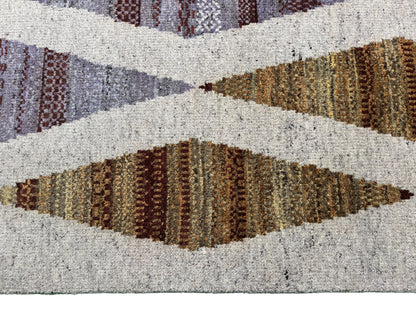 Scandinavian designer rug, mid century Swedish pattern 302x247 cm | Rug#30391