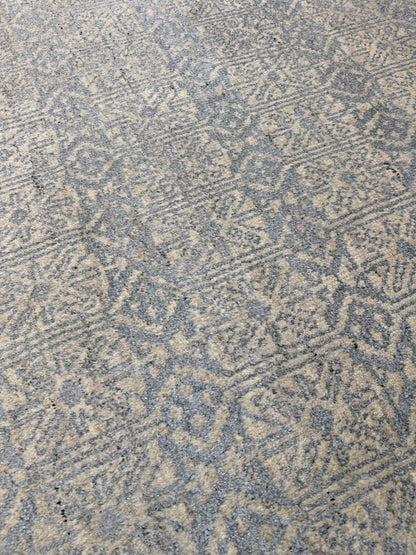 Hand knotted Scandinavian design rug 296×243 cm | Rug# 30411