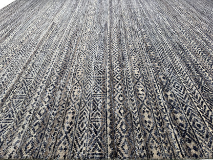 Hand knotted Scandinavian 299×246 cm | Rug# 30416