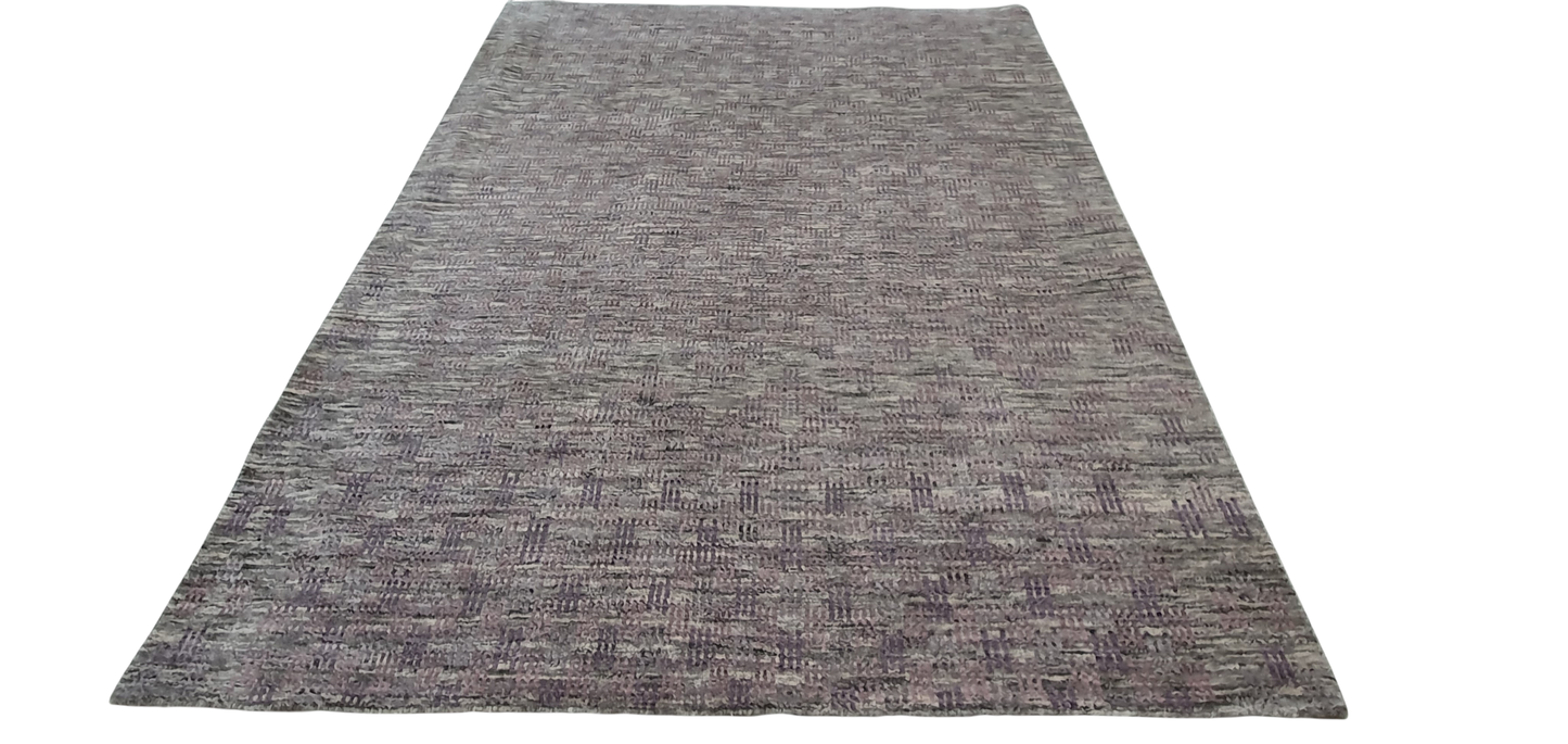 Agra, hand spun wool, Mid century Scandinavian design, 300x201 cm | Rug# 30424