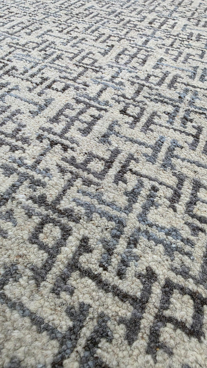 Mid century Scandinavian design Modern rug 297x243 cm | Rug# 30429