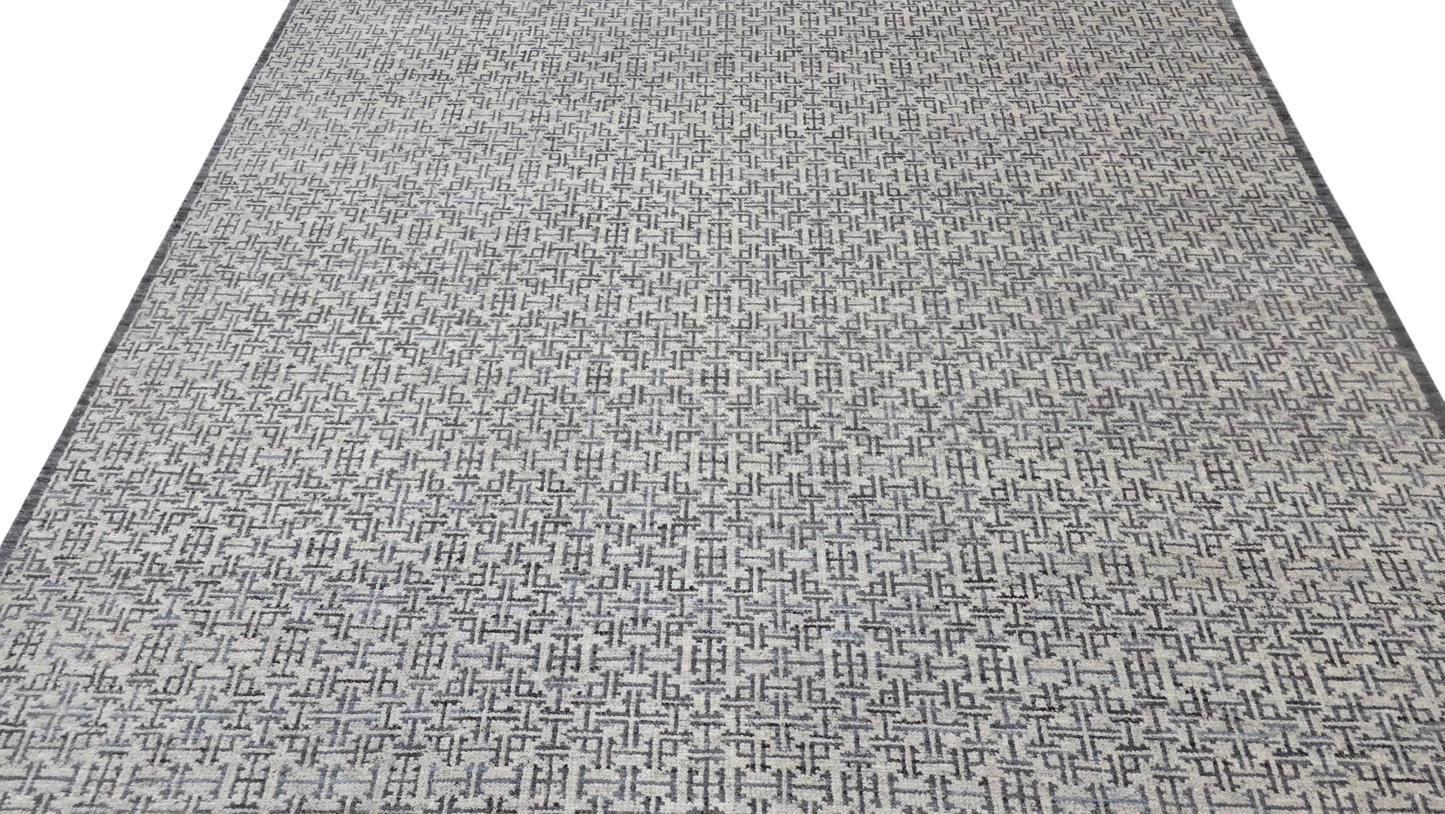Mid century Scandinavian design Modern rug 297x243 cm | Rug# 30429