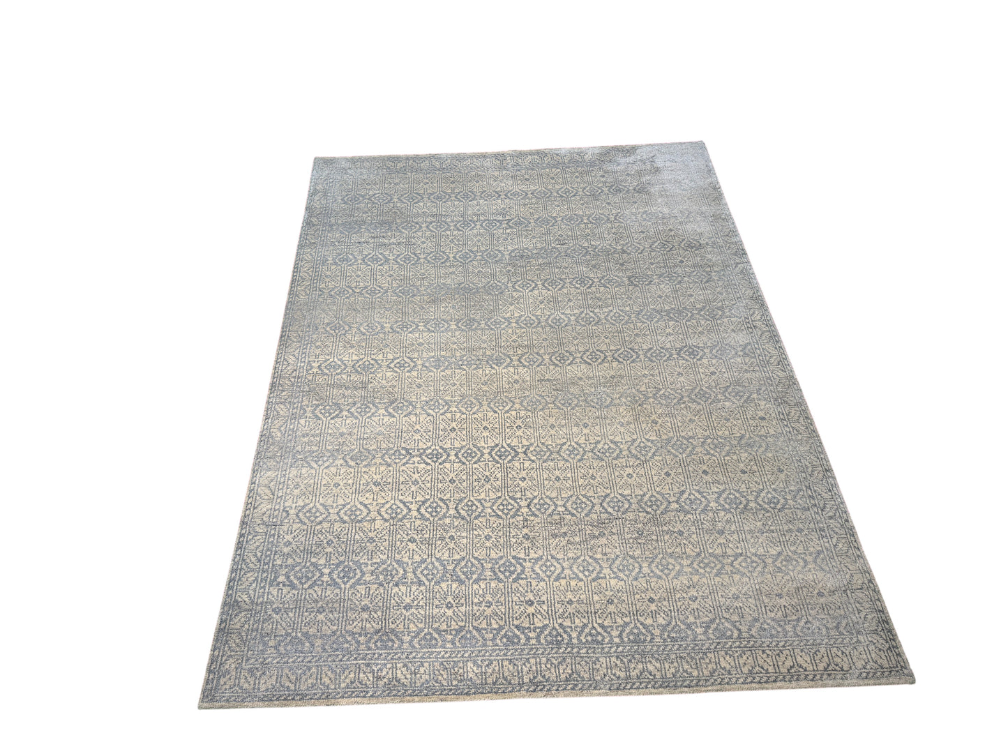 Modern Agra in mid century Scandinavian design 244x152 cm | Rug# 30431