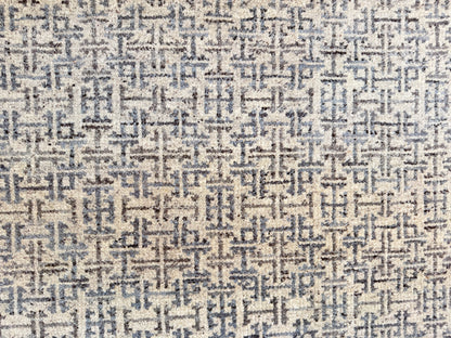Modern Agra in mid century Scandinavian design 244x152 cm | Rug# 30431