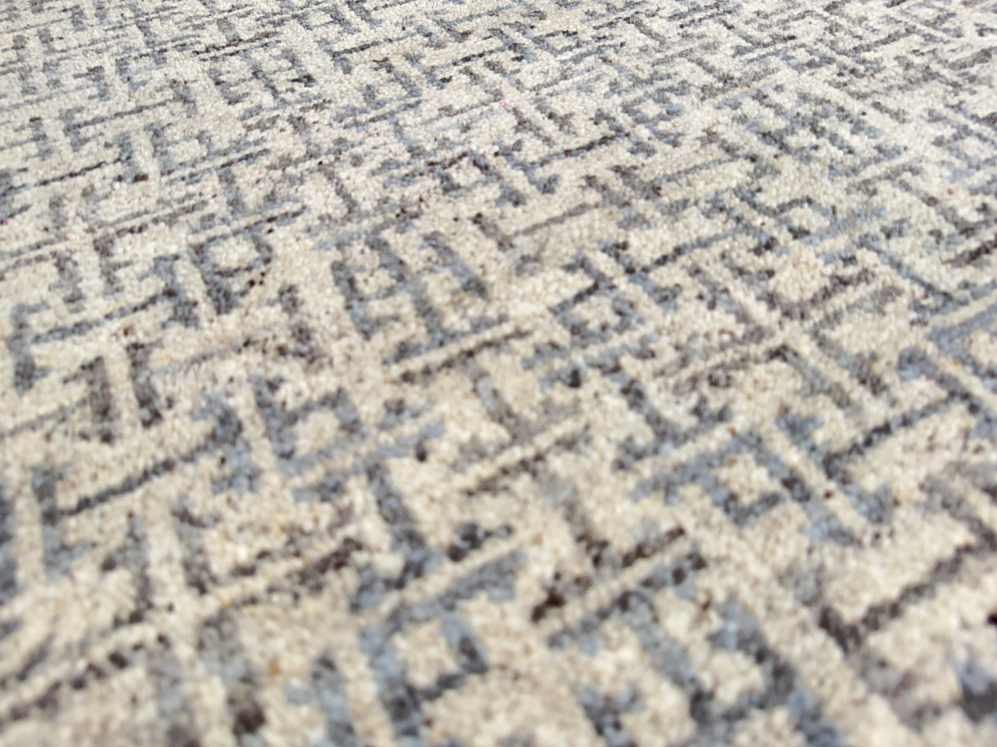 Modern Agra in mid century Scandinavian design 244x152 cm | Rug# 30431