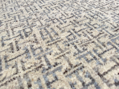 Modern Agra in mid century Scandinavian design 244x152 cm | Rug# 30431