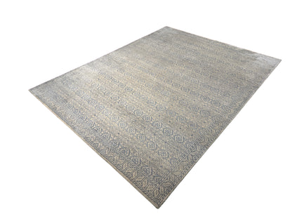 Himalayan modern designer rug handspun wool and bamboo silk 345x259cm | Rug#30442
