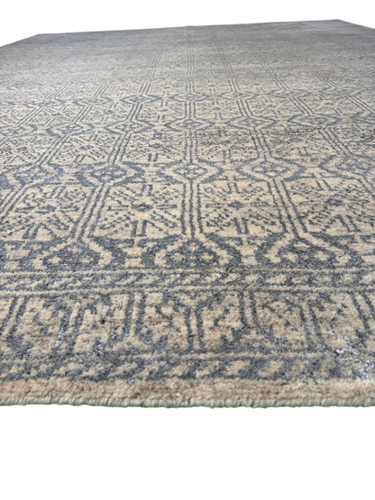 Himalayan modern designer rug handspun wool and bamboo silk 345x259cm | Rug#30442