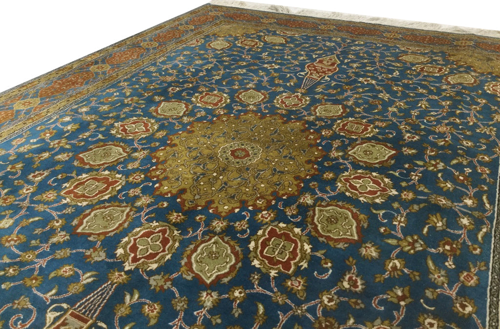 Superfine Srinagar Pure-Silk Carpet  fine weave 26/26  quality 183x125cm | Rug# 30663