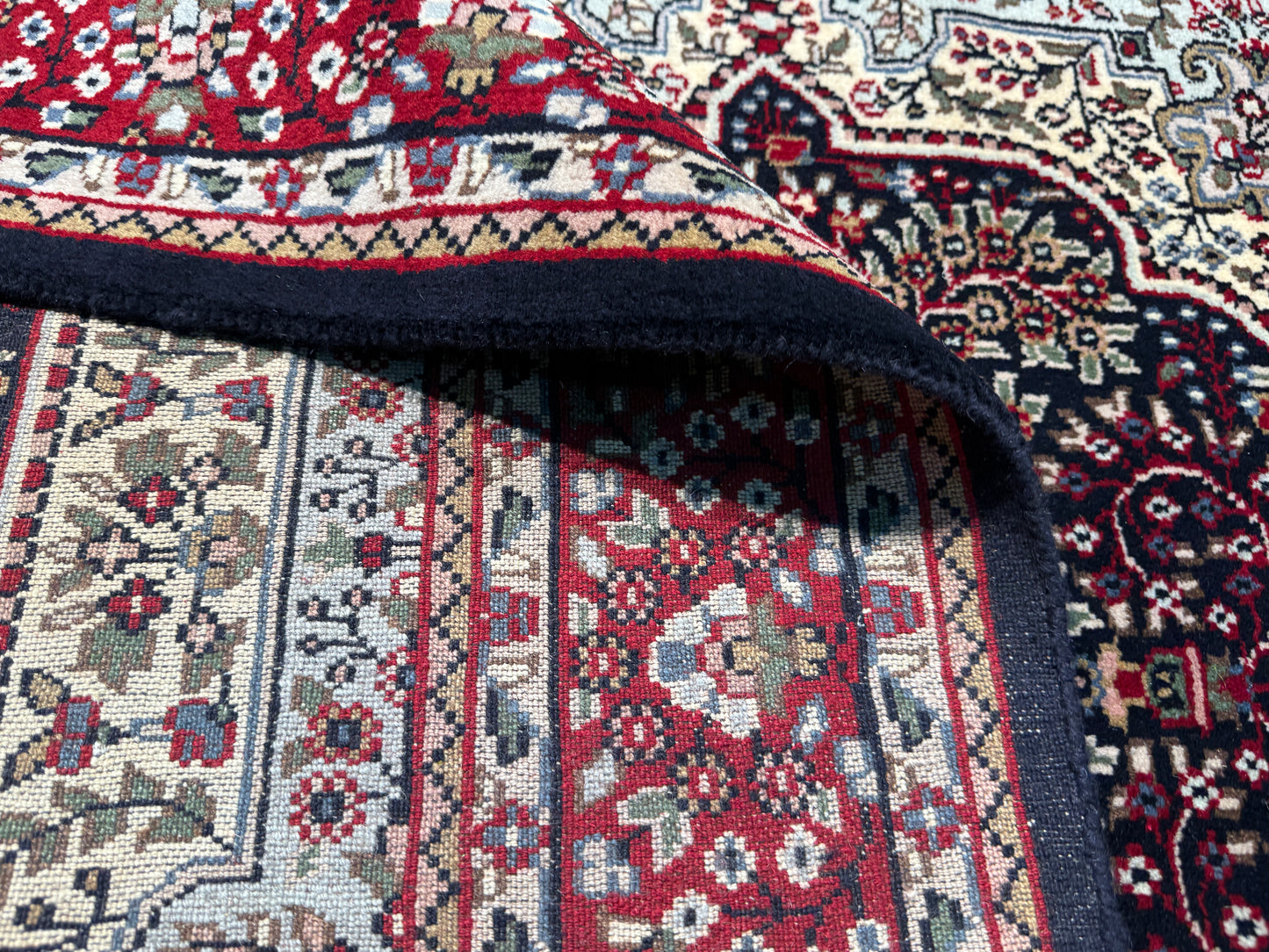 Fine weave Amritsar, classic Tabriz design, 186x122 cm | Rug# 30676