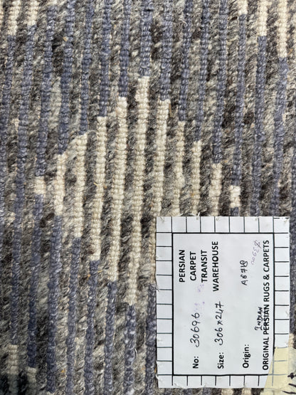 Hand knotted Tibetan weave Himalayan designer rug 306×247 cm | Rug# 30696