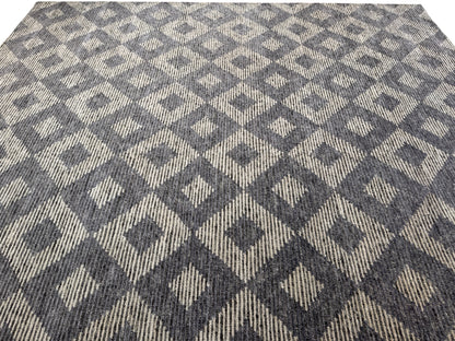 Hand knotted Tibetan weave Himalayan designer rug 306×247 cm | Rug# 30696