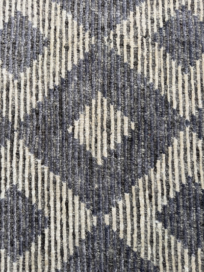 Hand knotted Tibetan weave Himalayan designer rug 306×247 cm | Rug# 30696