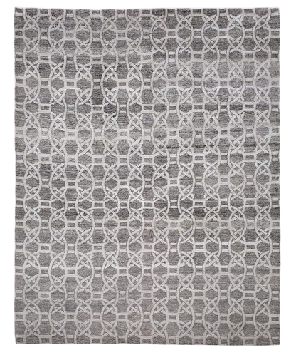 Tibetan Weave Mid-Century Designer Rug 303x243 cm|  Rug# 30701