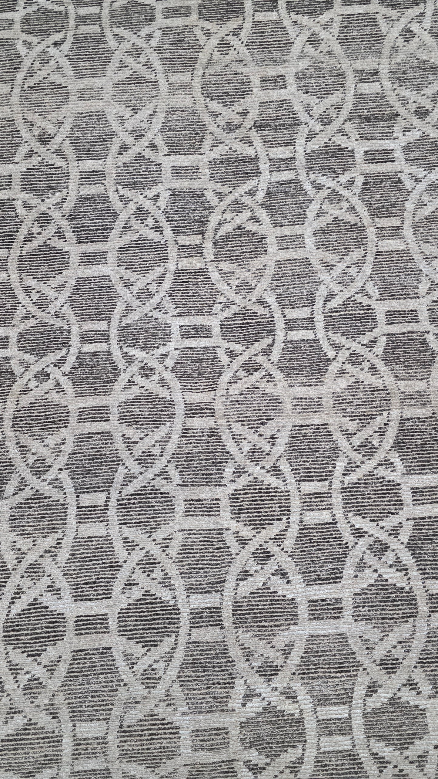 Tibetan Weave Mid-Century Designer Rug 303x243 cm|  Rug# 30701