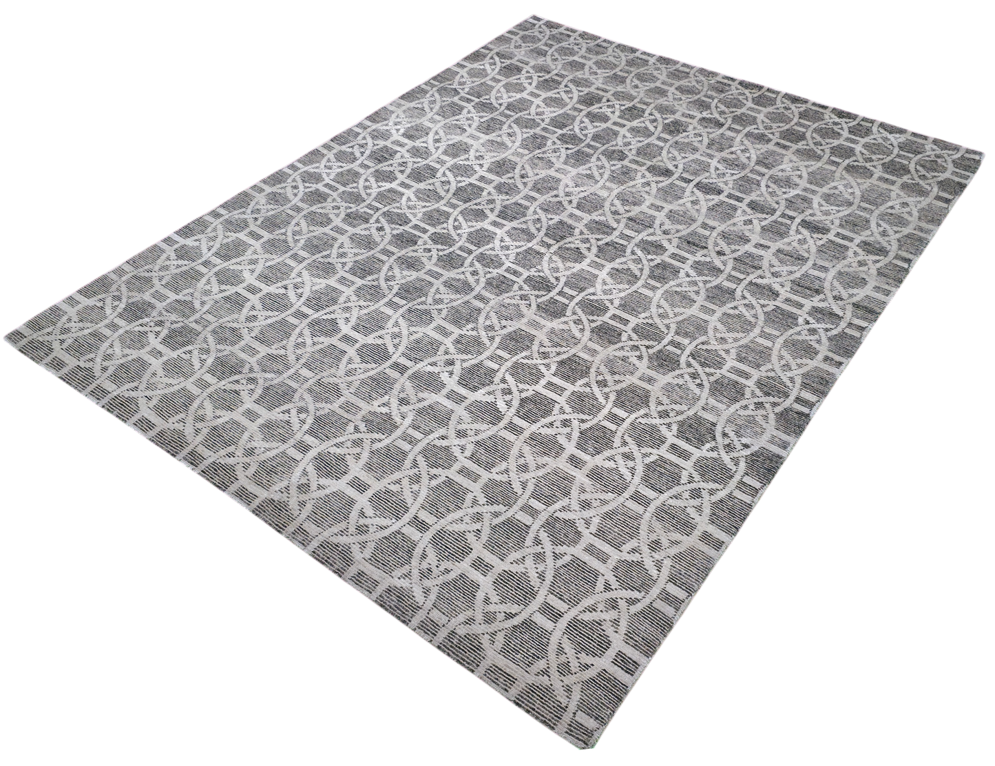 Tibetan Weave Mid-Century Designer Rug 303x243 cm|  Rug# 30701