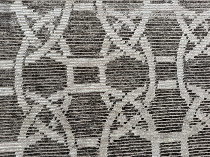 Tibetan weave Indian rug woven in Himalaya wool and Tencel silk 366x275 cm|  Rug# 30703