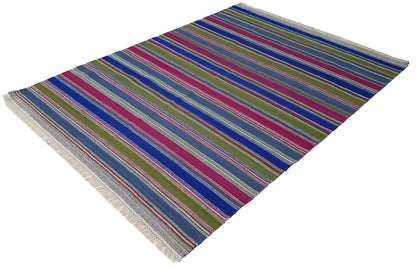 Hand woven Indian kilim 234×167 cm | Rug# 30754
