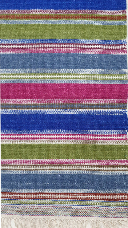 Hand woven Indian kilim 234×167 cm | Rug# 30754