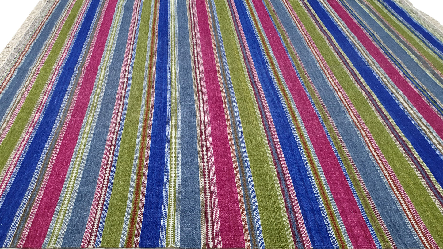 Hand woven Indian kilim 234×167 cm | Rug# 30754