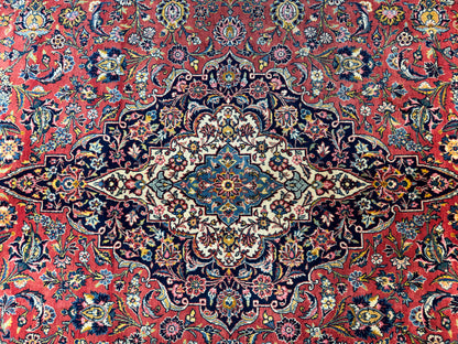 Rare Kashan , circa 1940, vegetable dyes, Persia  460x328 cm | Rug# 3079