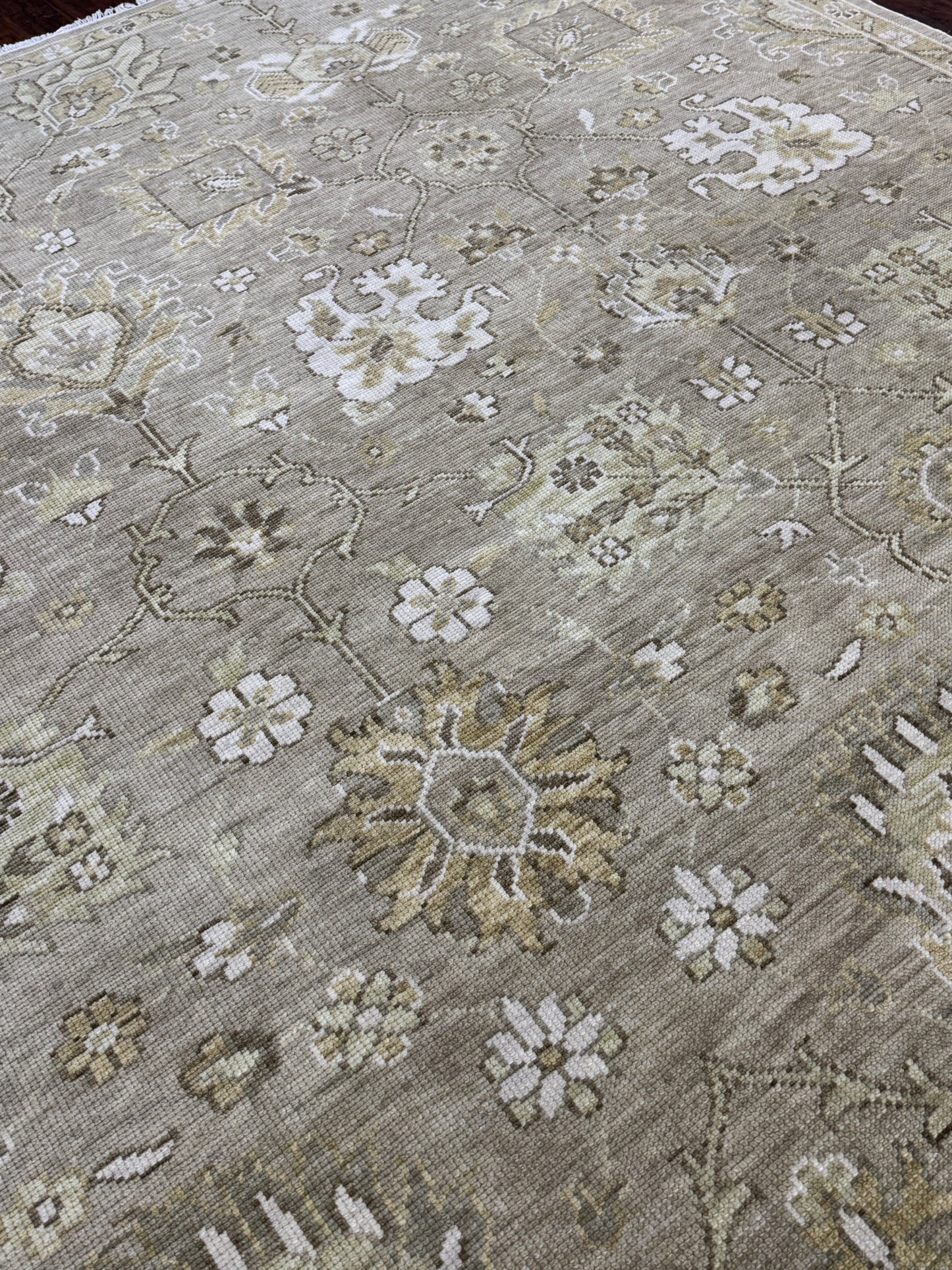 Indo Oushak designer rug 298x244cm | Rug# 30810