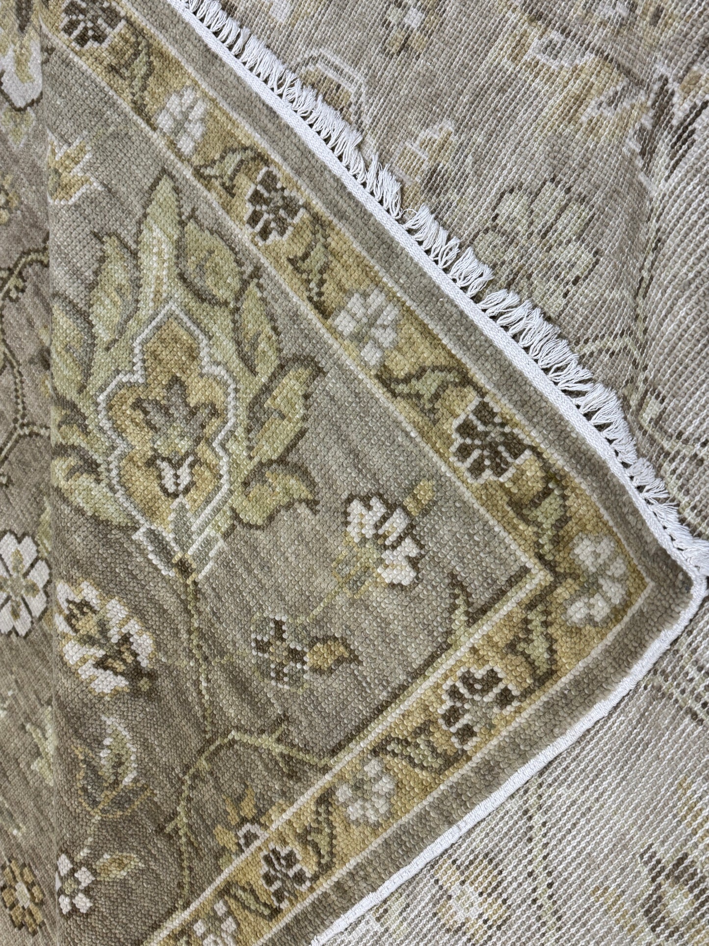 Indo Oushak designer rug 298x244cm | Rug# 30810